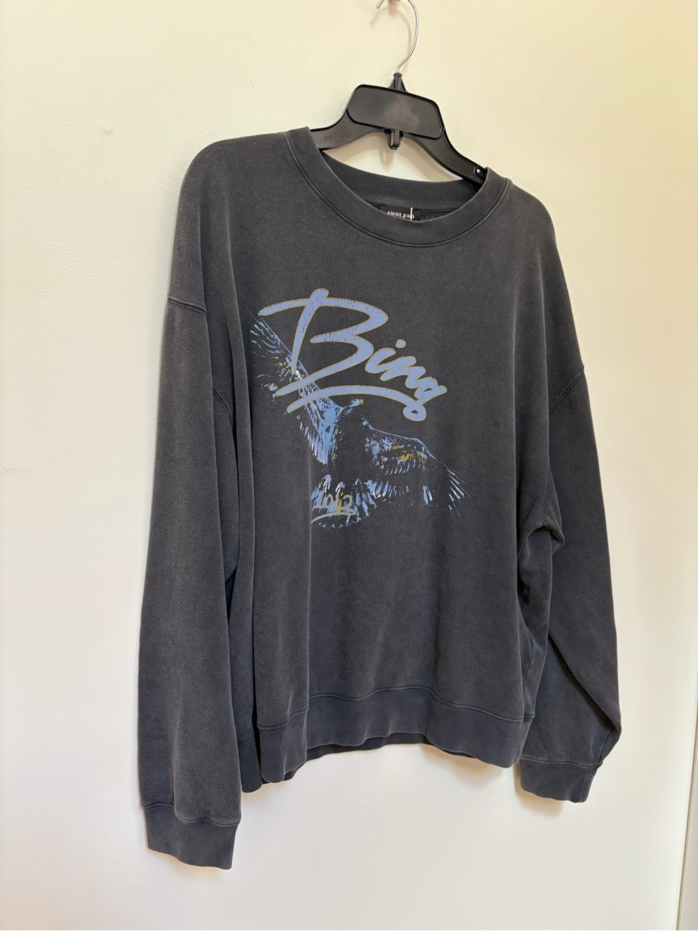NWT ANINE BING Spencer Logo Sweatshirt Size XL - Picture 11 of 15